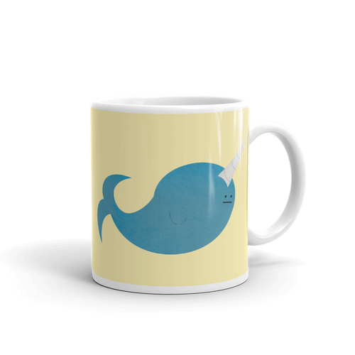 indifferent narwhal mug
